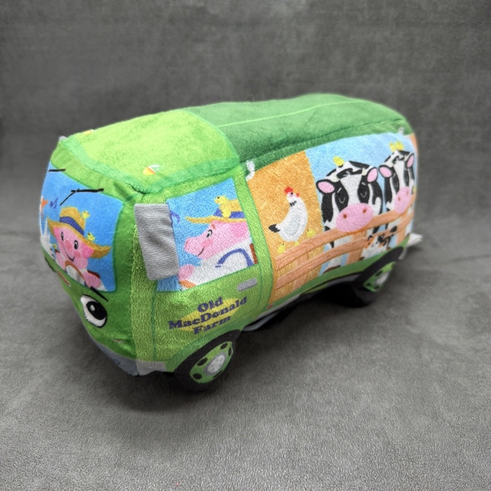 Cuddle Barn Farmhouse Piggles Animated Singing & Bopping Farm Truck Plush Toy